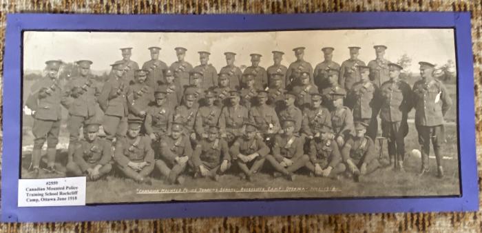 Canadian Mounted Police Training School Rockcliff Camp, Ottawa June 1918