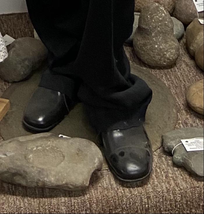 Black Shoes - Wedding Suit of Mr. John Spiers