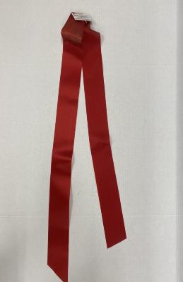 Red Ribbon - This ribbon was used at the opening ceremonies of the new town office.  May, 1984