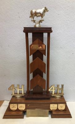 Trophy - 4-H Senior Questionnaire & Judging