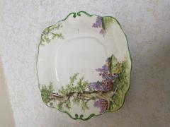 "Greenwood Tree" China large square plate