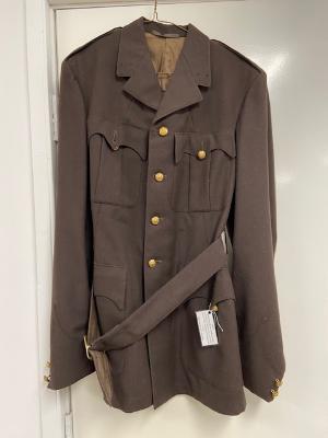 North West Mounted Police Jacket - belonged to Charles Larry, worn from 1896 to 1900. Stationed at Dawson City, Yukon