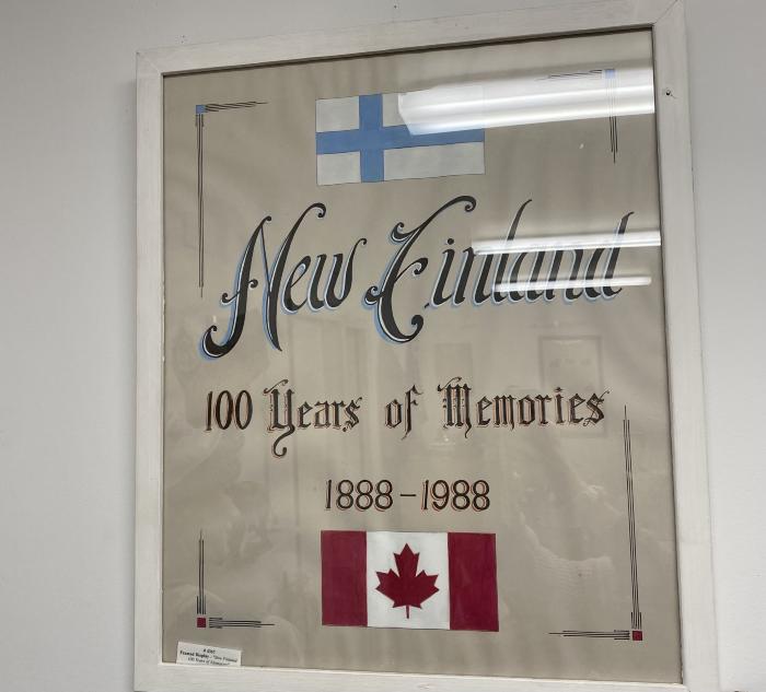 Framed Display - "New Finland- 100 years of memories"