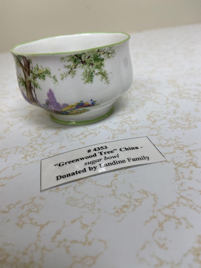 "Greenwood Tree" China Sugar Bowl