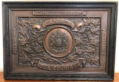 Bronze Confederation Plaque