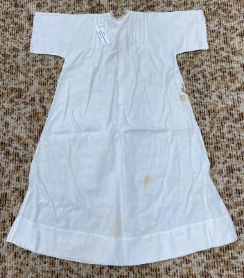 Child's white embroidered gown