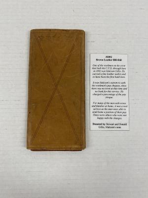 Brown Leather Bill-fold