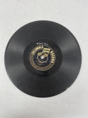 78 rpm. record: <i>Columbia Record</i>