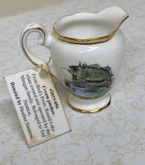 Cream pitcher. From Bird's Point, Round Lake when owned and operated by the Morgan family. Belonged to Ted Stratton.