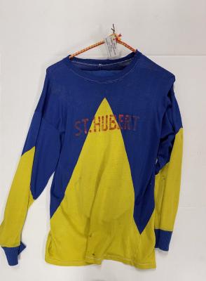 St. Hubert's Comets fast ball jersey. Used in the 1960s.