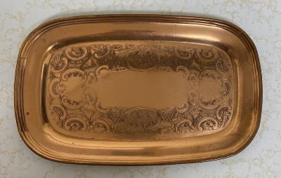 Copper Tea Tray - Purchased by Erma Bartlam from Grierson's Hardware in 1956 when Grierson's had their closing out sale