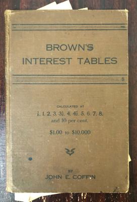 Brown's Interest Tables