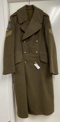 Air Force over coat worn by R. A. Nicol in World War 2.