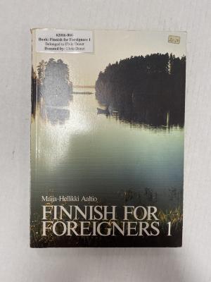 Book: Finnish for Foreigners 1 - Belonged to Elvie Denet