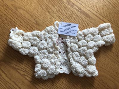 Cream coloured Baby Sweater