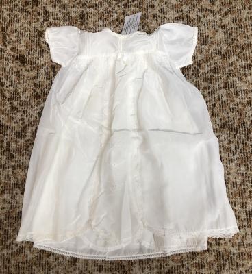 Christening Gown - Belonged to Barb Cranswick (Tallentire)  It is from around 1951 (from the year she was born)