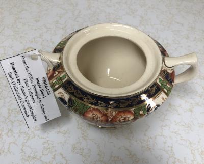 Sugar Bowl - From the 1930s. Belonged to Jimmy and Elsie Tallentire.