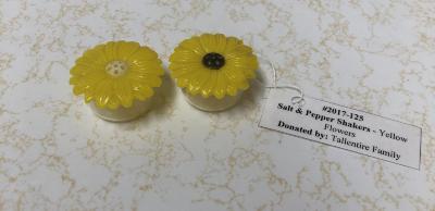 Salt & Pepper Shakers - Yellow Flowers