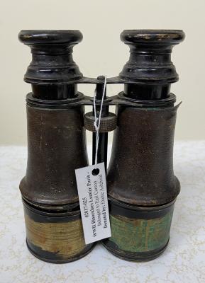 WWII Binoculars Lamier Paris - Belonged to Earl Carson.