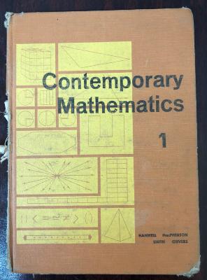 Contemporary Mathematics 1