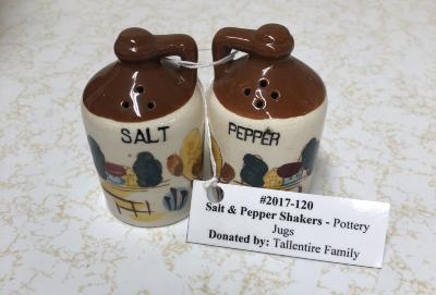 Salt & Pepper Shakers - Pottery Jugs