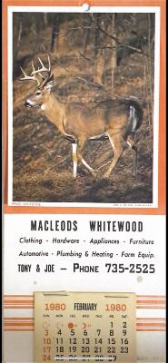 Macleods Whitewood Calendar