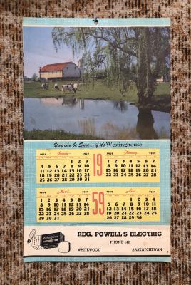 Reg. Powell's Electric Calendar