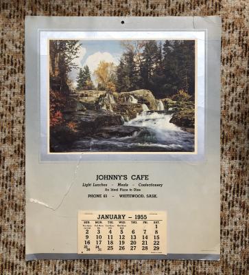 Johnny's Cafe Calendar