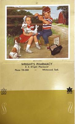 Wright's Pharmacy Greeting Card