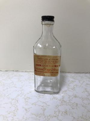 Glass Bottle - Tincture of Iodine from the Whitewood Drug Store