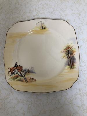 Square Plate - Horses - H&K Tunstall