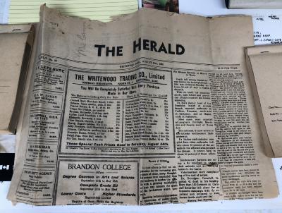 The Whitewood Herald 1935