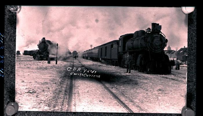 Canadian Pacific Railroad Yard (c.1915)