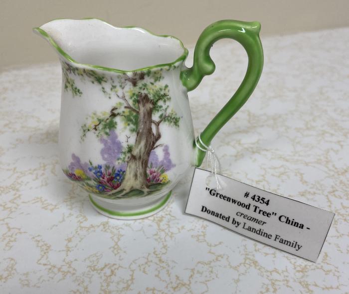 "Greenwood Tree" China - creamer