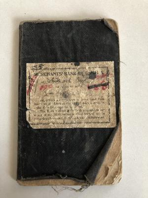 Passbook - Merchant's Bank - Wm. Hoggarth