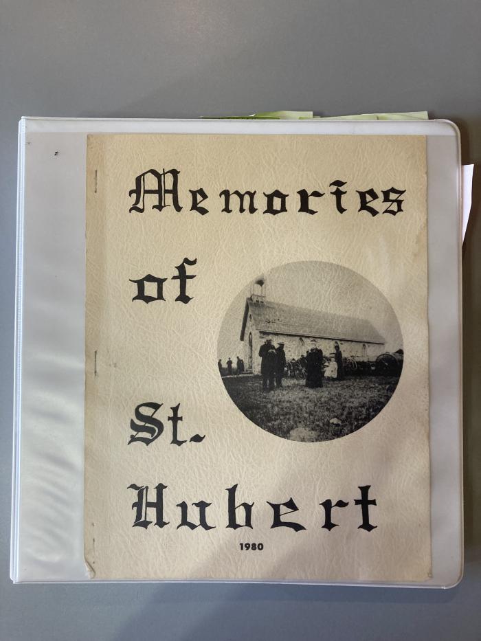 Book - Memories of St. Hubert 1980