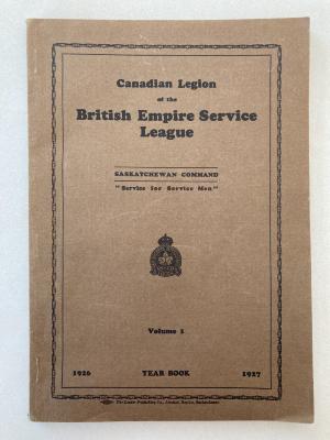 Yearbook - Canadian Legion of the British Empire Service League 1926-1927