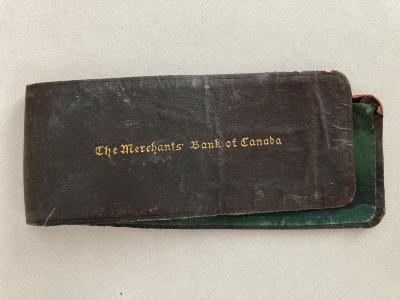 Cheque Book Holder - The Merchants' Bank of Canada