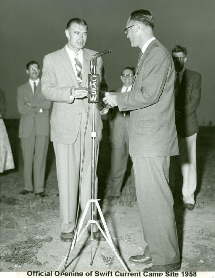 Swift Current Campsite Opening (1958)