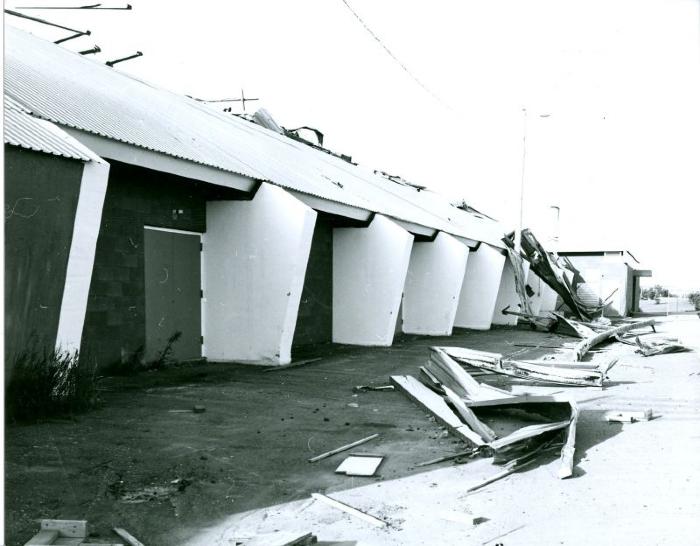 Civic Centre Storm Damage (1975-07)