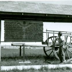 Red River Cart and the Battleford Trail Site
