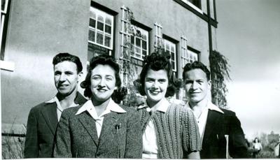 Swift Current Comprehensive Institute Cheerleaders & Music/Literature Committee (1941-1942)