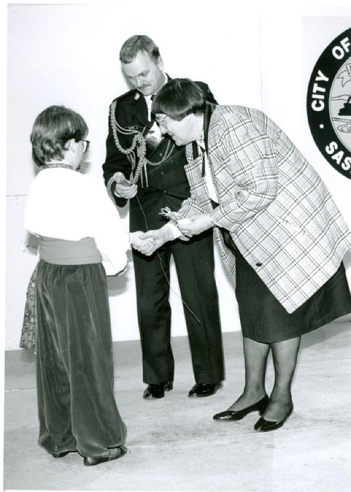 Lieutenant Governor of Saskatchewan Sylvia Fedoruk and Children