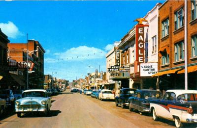 Central Avenue Looking North from Railway (c.1950s)