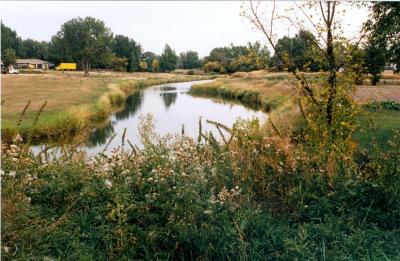 Swift Current Creek Walking Bridge Construction (c.2002)