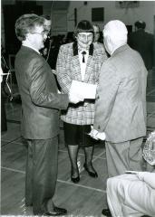 Lieutenant Governor of Saskatchewan Sylvia Fedoruk and Mayor Len Steain