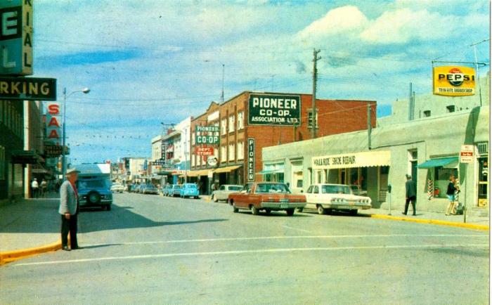 Central Avenue, 0 Block Looking North (c.1963)