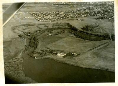 Aerial View of Farm and Housing