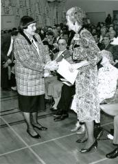 Lieutenant Governor of Saskatchewan Sylvia Fedoruk and Mrs McIntosh