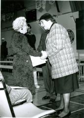 Lieutenant Governor of Saskatchewan Sylvia Fedoruk and M.B. Booker